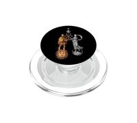 Matrimonio alquímico del Rey/Reina Sol y Luna PopSockets PopGrip para MagSafe