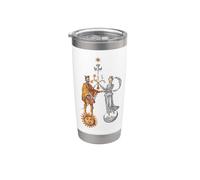 Matrimonio alquímico del rey/reina sol y luna Vaso térmico de acero inoxidable de doble pared