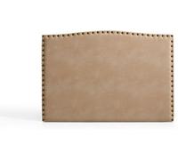 Matris Cabecero ambar para cama de 110 de tela camel 115x115x8