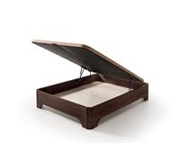 Matris - Canapé Abatible Elevado con Patas Elegance, Arcón Gran Capacidad, Base Transpirable 3D, Apertura Hidráulica, Estructura Reforzada, Varios Tamaños y Colores - con Montaje