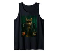 Matrix Cat - píldora roja, píldora azul Camiseta sin Mangas