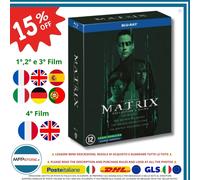 Matrix Collection Blu - Ray Película 1 , 2 , 3 Multilingüe Del , 4 Sólo Inglés /