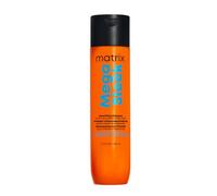 Matrix Mega Sleek - Champú alisador antiencrespamiento profesional para todo tipo de cabello, sin sulfatos, limpia, alisa y protege de la humedad, 300 ml