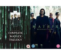 Matrix Quadrilogy Collection DVD - Complete Matrix Trilogy, The Matrix Resurrection DVD - Matrix 1-4 Complete Collection DVD