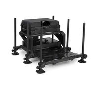 Matrix S25 Pro Asiento Caja Edición Negra / Caja De Asiento Para Pesca Con Caña