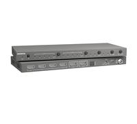 Matrix Switch HDMI 4x2 - Marmitek MS420-4K 60Hz - 4 entradas 2 Salidas - ARC - Salida Óptica - Extractor de Audio - Downscaler 1080p - HDR - Deep Color - Chroma Colors 4:4:4 - Dolby Atmos y DTS:X