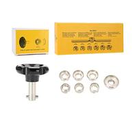 Matriz de abridor de Reloj, abridor de Caja de Reloj con 7 matrices para reparación de Relojes Rolex/Tudor, Juego de Herramientas de reparación de relojero