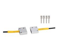 Matriz de Cortina de luz Sensor de Fibra óptica Área de conmutación Rejilla de escaneo Haz pasante Distancia de reflexión difusa 120/500 mm Objeto 2 mm(DT15ML)