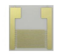 Matriz De Electrodos Interdigitados De Cerámica De Alúmina 0,38 for Sensores De Humedad - Condensador IDE De Alta Precisión(10x10mm 5PCS)