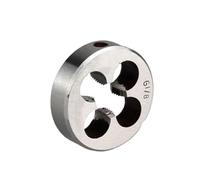 Matriz de roscado manual métrica, Plata redonda del troquel hilo tubo HSS BSP for los hilos G1/8 a G1(G3 8 19)