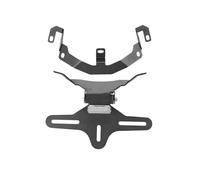 Matriz Moto Soporte para CF800NK 800NK 800 NK 2023 Soporte Placa Matrícula Culata Trasera Corta Luz Señal Giro(Silver)