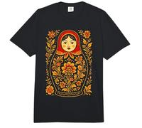 Matryoshka Doll Art - Juego de apilamiento de Madera Ruso Comfort Colors Adult Heavyweight T-Shirt