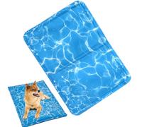Mats de cama de enfriamiento de perros, alfombrillas de enfriamiento de mascotas | Manta de almohadilla de enfriamiento de mascotas | Suministros de mascotas transpirables colgantes de cama para perro