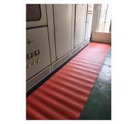 Mats de Goma Aislante eléctrica Tapete Caucho con Aislamiento eléctrico Comercial, 3 mm y 5 Grosor Subestación Asiento para Piso, Electricista Tapetes Seguridad Trabajo, para