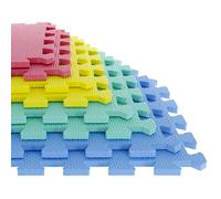 Mats de piso entrelazado: alfombra de ejercicio no txica de 8 piezas o alfombra de juego para bebs o nios de nios pequeos - Padre de espuma para