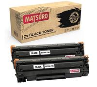 Matsuro Original | Compatible Cartucho de Toner Reemplazo para HP CE278A 78A (2 Negro)