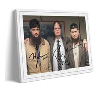 MATT JONES RAINN WILSON & MICHAEL SCHUR Póster Firmado Pintura Decorativa Lienzo Arte de Pared Salón Póster Dormitorio Pintura, Arte de Pared Impresión de Imagen Moderna Decoración de Habitación