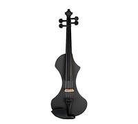 Matte Black Electric 4/4 Set De Violín W/Brazilwood Bow + Violin Case +Strings+Tuner++ Maple Bridge + Nylon Protect Bag Violín principiantes