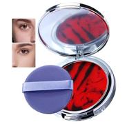 Matte Face Pressed Cream, Oil Control Cosmetics, 10g Breathable Waterproof Fixing Cream, Long-lasting Makeup Holding Cream for Light, Medium & Tan Skin Tones, Matte Finish Makeup Setting Powder