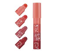 Matte Lip Gloss, Waterproof Lipstick Set, Long-Lasting Lip Gloss, 4-Color Lipstick Pencil, Portable Lip Gloss Set, High-quality Material, Comfortable Texture For Parties, Women