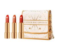 Matte Lipstick - Nude Velvet Lip Stick Set, Long-Lasting Matte Lipstick, Non-Stick and Sweatproof | Three-Piece Set for Women, Perfect for Daily Makeup, Travel, Special Occasions, Holiday Looks