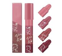 Matte Lipstick Set | Lipstick Pencil Makeup Set | Lip Gloss | Long-Lasting Matte Lipstick | 4-Color Matte Lip Gloss | Easy Application & Hydration for Keep Your Lips Soft and Hydrated All Day Long