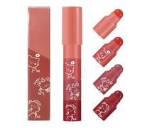 Matte Lipstick Set | Lipstick Pencil Makeup Set | Lip Gloss | Long-Lasting Matte Lipstick | 4-Color Matte Lip Gloss | Easy Application & Hydration for Keep Your Lips Soft and Hydrated All Day Long