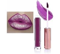 Matte Metallic Lip Gloss Long Lasting Waterproof Diamond Shimmer Liquid Lipstick, Not Stick Cup Diamond Shimmer Liquid Lipstick Makeup for Women (C, one size)