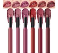 Matte Nude Lipstick, 2g Tube Lipsticks Set with 6 Colors, Waterproof High-Pigmented Lipstick Makeup for Women, Girls, Friends, Family, 6* Matte