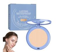 Matte Perfection Pressed Powder, Lightweight Summer Oil Control Setting Powder, Waterproof, Brush Long Lasting, Matte Finish Natural Colour, Skin Care, Cover blemishes, Facial Cosmetics