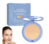 Matte Perfection Pressed Powder, Lightweight Summer Oil Control Setting Powder, Waterproof, Brush Long Lasting, Matte Finish Natural Colour, Skin Care, Cover blemishes, Facial Cosmetics