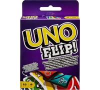 Mattel Games UNO Flip - Juego de Cartas Familiar - 112 Cartas Doble Cara - Fomenta la Estrategia - Versión Competitiva - Regalo para Niños de 7+ Años y Adultos, GDR44