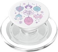 Mattel - Bolsillo de Polietileno - Adornos navideños con Copos de Nieve PopSockets PopGrip para MagSafe