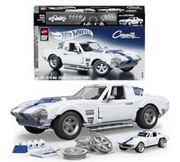 Mattel Brick Shop Hot Wheels Corvette Grand Sport Elite Series, 918 piezas, detalles realistas y pegatinas para personalizarlo, para adultos coleccionistas y niños y niñas a partir de 10 años, JCR31