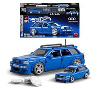 Mattel Brick Shop Hot Wheels Speed Series '94 Audi Avant RS2 | 253 piezas, detalles realistas, pegatinas personalizadas, coche metálico a escala 1:64, adultos y niños 10+, JGR28