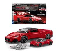 Mattel Set de construcción Hot Wheels Maserati MC20 Speed Series, 250 piezas, JFR90