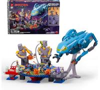 Mattel Brick Shop Masters del Universo Ataque del Coleccionista | Set de construcción con 593 piezas y 12 figuras, piezas de efectos especiales, para coleccionistas adultos y +13 años, JMB30