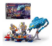 Mattel Brick Shop Masters of The Universe El Ataque del coleccionista Conjunto de construcción con 593 Piezas y 12 Figuras, coleccionistas Adultos y a Partir de 13 años, JMB30