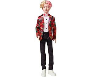 Mattel BTS - Muñeco V, figura de colección, miembro banda coreana de K-pop ( GKC89)