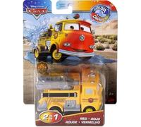 Mattel Cars 2025 - Muelles de radiador para cambio de color, camión de bomberos rojo de carrera y rescate