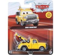 Mattel Cars 3 Chris Freightman - Camión de remolque amarillo a escala 1:55