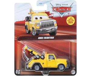Mattel Cars 3 Chris Freightman - Camión de remolque amarillo a escala 1:55