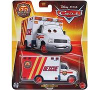 Mattel Cars Radiator Springs Race and Rescue 2025 Vehículos fundidos a escala 1:55 (Ambulancia Morgan Martins)
