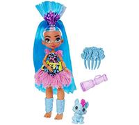 Mattel Cave Club Muñeca Tella, muñeca prehistórica con Mascota y Accesorios GNL86
