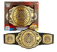 Mattel Cinturón de título de campeonato WWE, ajustable para juegos de rol de niños