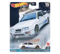 Mattel Coche Clásico Hot Wheels Premium Escala 1:64 - Escultura de Metal para Colgar en la Pared, Aniversario, Transporte