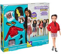 Mattel Creatable World Kit de Personaje Deluxe, Figura Unisex articulado con Peluca Morada GKV47