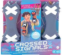 Mattel Crossed Signals - Juego electrónico con par de varitas de luz parlante, juega solo o con hasta 4 jugadores de 8 años en adelante