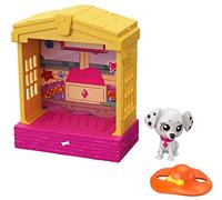Mattel Disney 101 Dalmatian Street Casita para Perros con Figura Deja-VU y Accesorios, Juguete niños +5 años GBM33