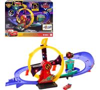 Mattel Disney and Pixar Cars Toy Track Set with Light-Up Lightning McQueen, Race